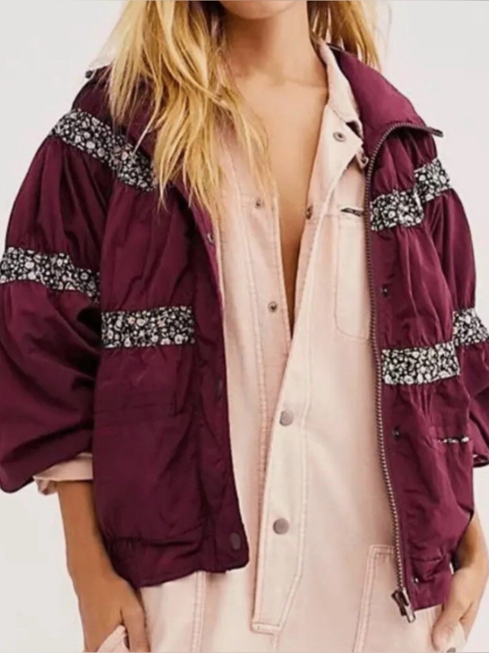 FREE PEOPLE On My Mind Bomber Jacket size XS